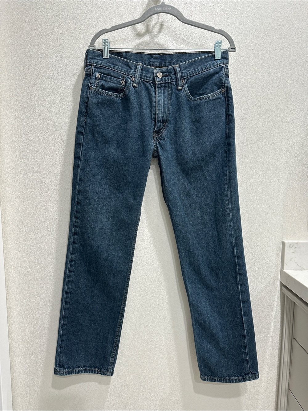 Levi's Men's Dark Blue 514 Straight Jeans 32x32